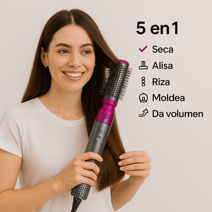 Cepillo peinador y secador tipo Dyson 5 En 1